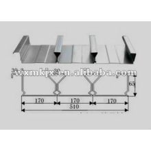 YX65-170-510 Acier fermé plate-forme de plancher formant la machine